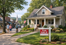 dynamics of home sales in small towns