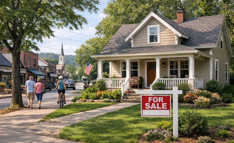 dynamics of home sales in small towns